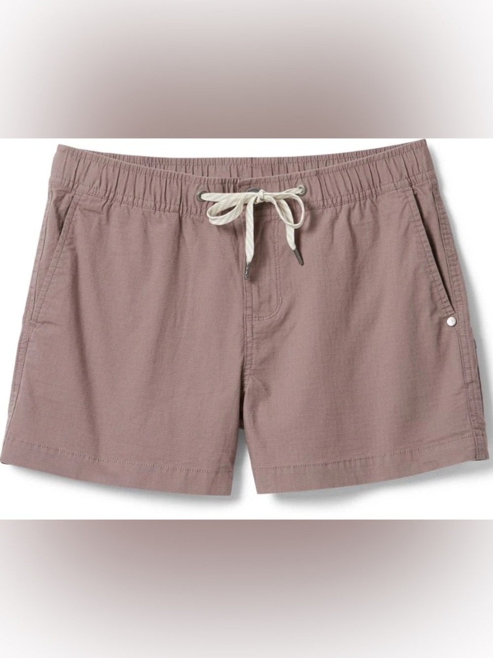 Vuori Ripstop Purple Drawstring Waist Outdoor Shorts